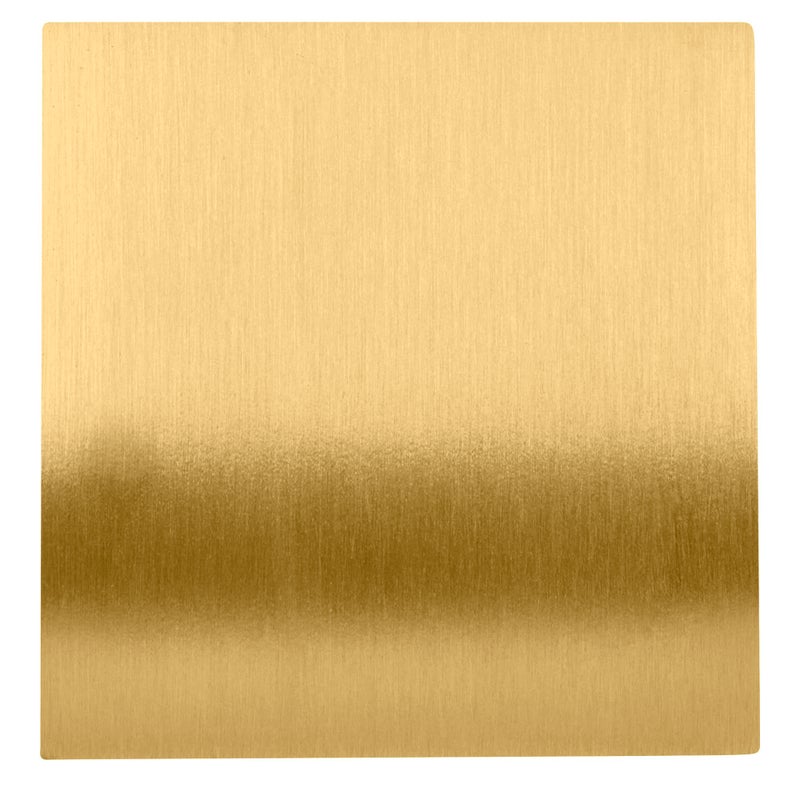 CRL SCU4SB Satin Brass Square Style Hole-in-Glass Fixed Panel U-Clamp - Image 3